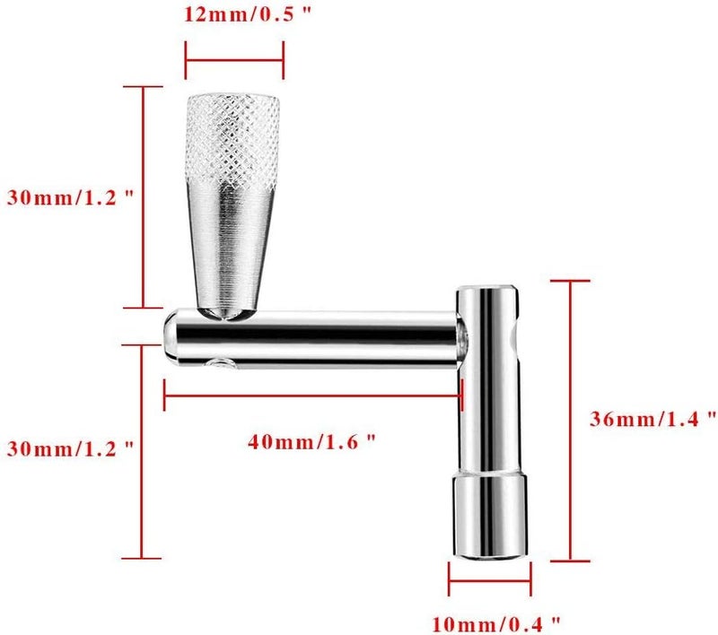 KnR Harmony Drum Keys for Tuning Drums 4 Pack Drum Tuner Universal Drum Tuning Key & Continuous Motion Speed Key for Drummers Percussion Hardware Tool - Image 1